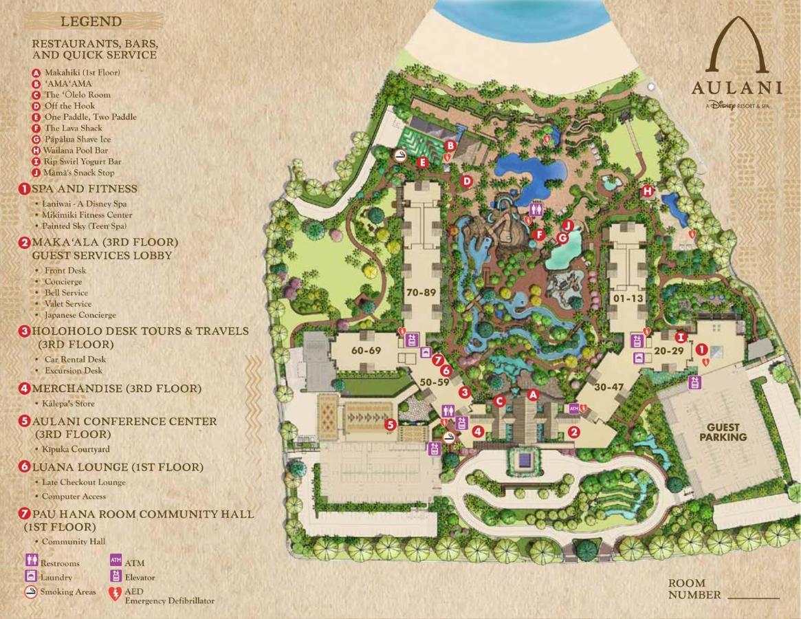 Aulani, A Disney Vacation Club Villa, Ko Olina, Hawai'I 卡珀累 外观 照片